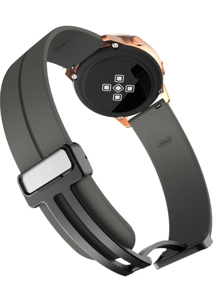 Huawei Watch Gt2 42MM Uyumlu Kordon Magnetic Klipsli Premium Kayış