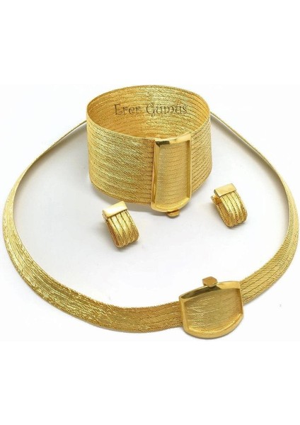 Gümüş 15 Sıra Trabzon Hasır Set Takımı BSK68R3