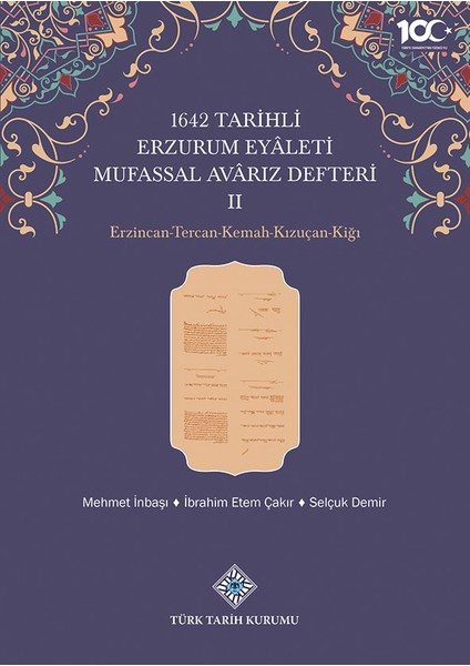 1642 Tarihli Erzurum Eyaleti Mufassal Avarız Defteri 2