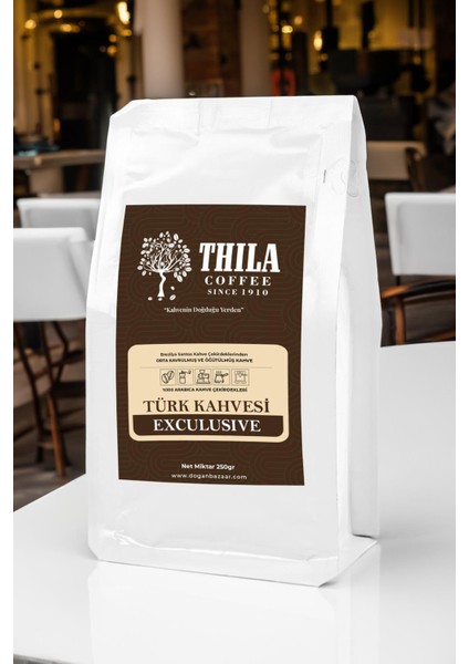 Thila Coffee Türk Kahvesi Exculusive Brezilya Santos 250GR