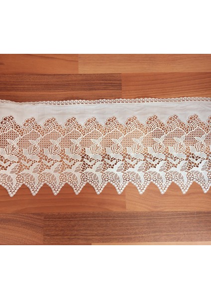 Pvc Dantel Raf Dolap ve Çekmece Örtüsü / Ebat: 23 cm x 5 mt - Beyaz