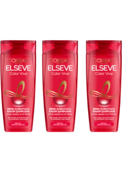 Color Vive Renk Koruyucu Bakım Şampuanı 360 ml 3'lü Paket