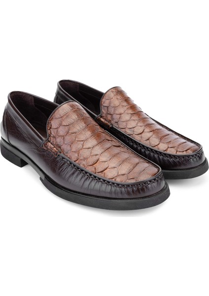 Erkek Deri Taba Yılan Loafer Ayakkabı 1008 1453 Erk Ayk Y24 Taba Yln/taba fiyatları