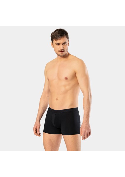 Erkek Likralı Boxer 1335/SIYAH
