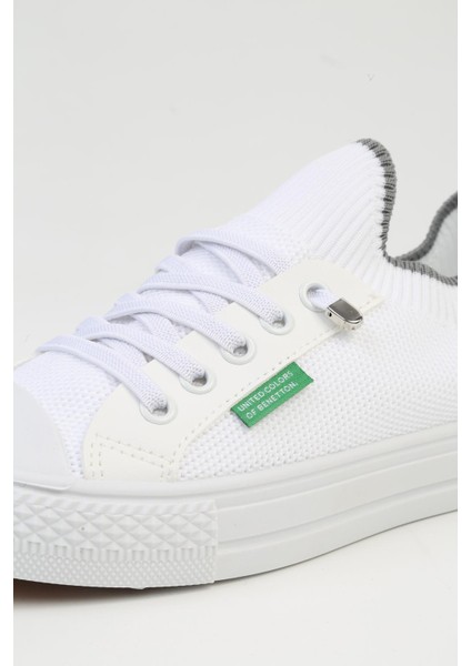 Benetton® Ithal Kadın Beyaz Spor Ayakkabı BNI-10233 fırsatları