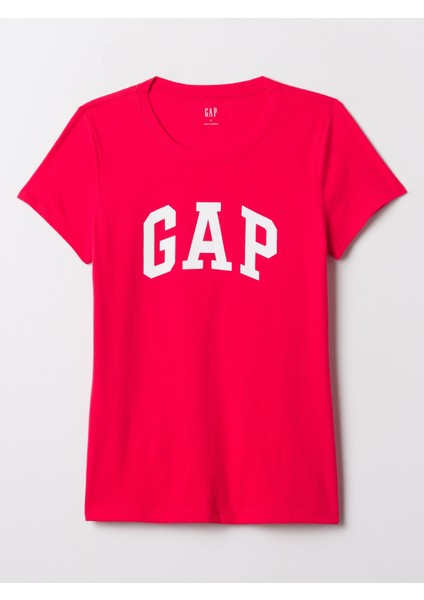 Kadın Kırmızı Gap Logo T-Shirt modelleri