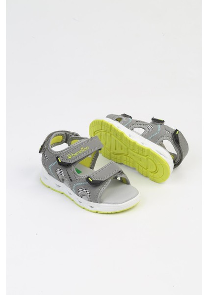 Benetton® Ithal Gri Işıklı Çocuk Spor Ayakkabı BNI-10118