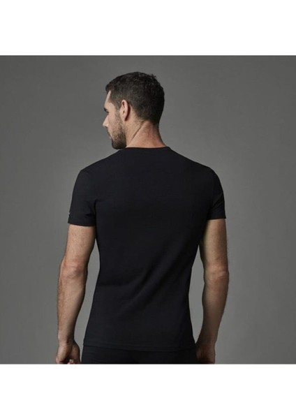 Erkek Siyah Compact O Yaka Atlet 2li Paket ERS004 fiyatları