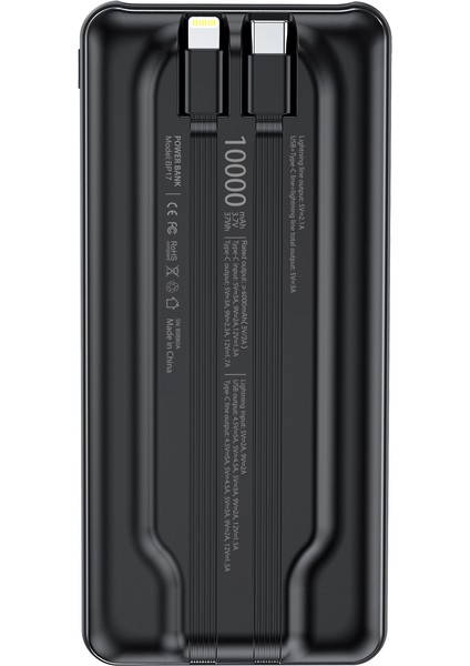 Buff BP17 22.5W 10.000MAH Powerbank - Siyah modelleri