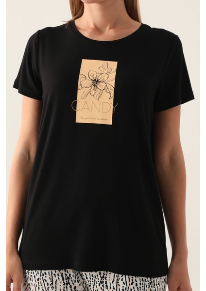 2897 Candy Kadın Kısa Kol Pijama Takımı fiyatları