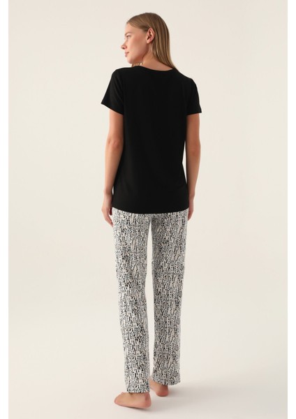 2897 Candy Kadın Kısa Kol Pijama Takımı modelleri