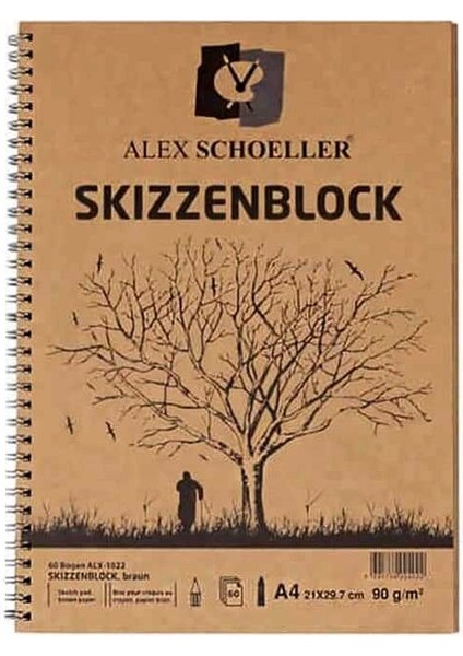 Blok Kraft Yan Spiralli A4 90 gr 60 Yaprak fiyatları