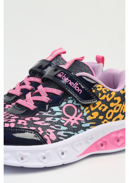 Benetton® Ithal Lacivert Işıklı Çocuk Spor Ayakkabı BNI-10181 fırsatları