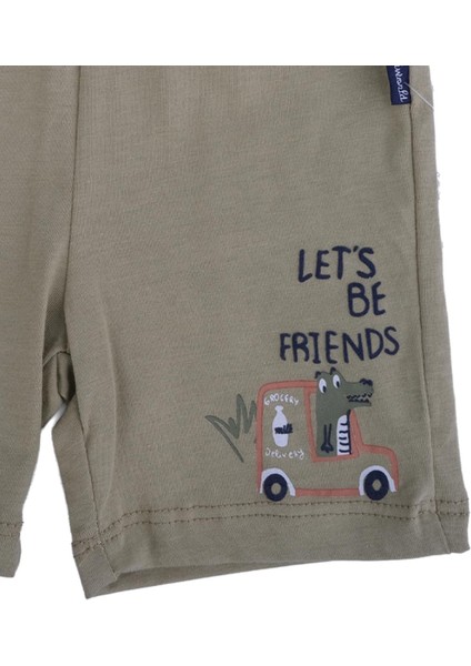 Be Friends Baskılı Şort 2'li Set indirimleri