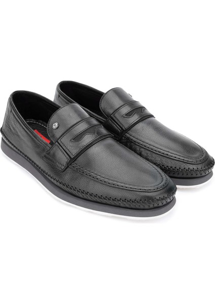 Erkek Deri Siyah Loafer Ayakkabı 1016 128 Erk Ayk Y24 Sıyah Vıc fiyatları