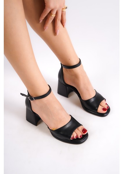 Kadın Sedef Kısa Platform Topuklu Ayakkabı Orta Topuk Boyu ile Şık Tasarım indirimleri