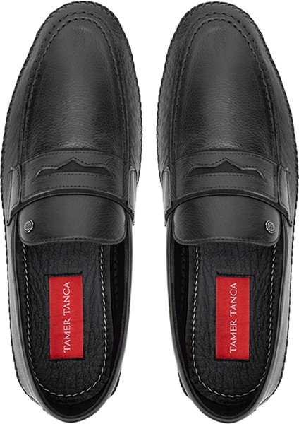 Erkek Deri Siyah Loafer Ayakkabı 1016 128 Erk Ayk Y24 Sıyah Vıc indirimleri