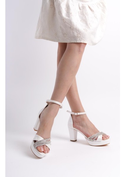 Kadın Sedef Taşlı Platform Alçak Topuklu Ayakkabı fiyatları