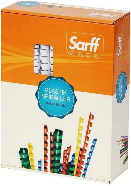 Spiral Plastik Delüx 22 mm Beyaz 50'li fiyatları