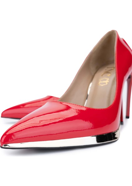 Kadın Kırmızı Rugan Topuklu Ayakkabı 1037 5518 Bn Ayk Y24 Kırmızı Rgn modelleri