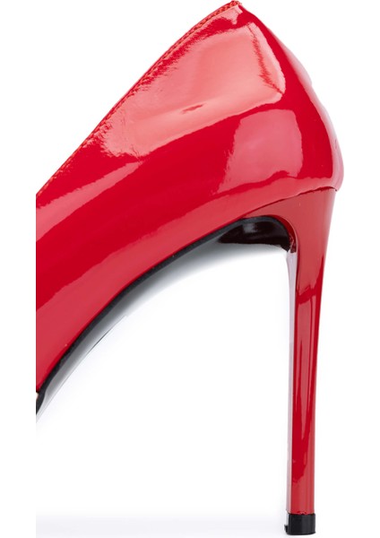 Kadın Kırmızı Rugan Topuklu Ayakkabı 1037 5518 Bn Ayk Y24 Kırmızı Rgn fırsatları