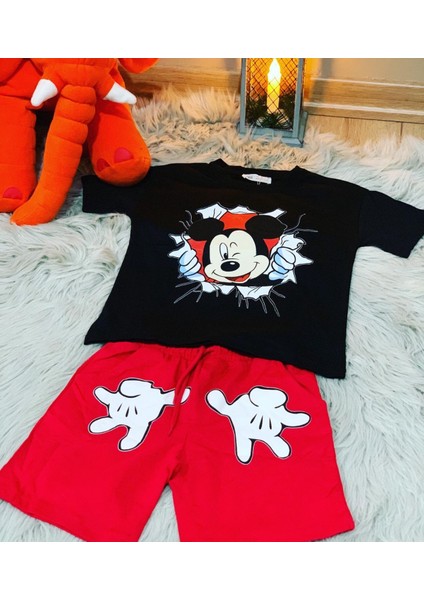 Mickey Şortlu Takım 9-10 yaş