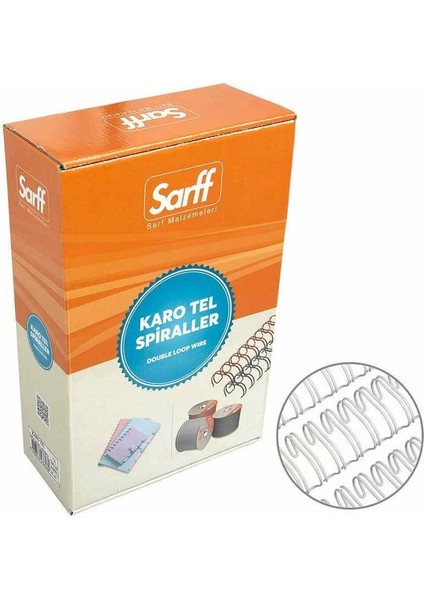 Spiral Tel 5-16 Inç 6.4 mm 100'LÜ Beyaz fiyatları