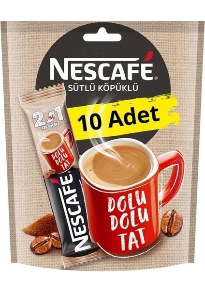 Nescafe 2si Bir Arada Sütlü Köpüklü