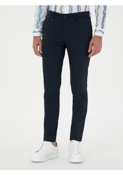 Erkek Lacivert Pantolon (Kanvas-Chino) 50287105-VR033