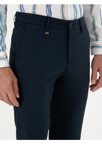 Erkek Lacivert Pantolon (Kanvas-Chino) 50287105-VR033