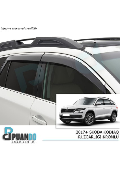 Araca Özel 2017+ Skoda Kodıaq Cam Ruzgarlıgı Kromlu