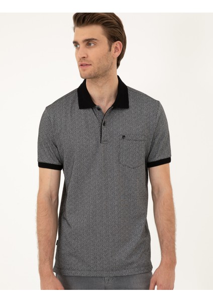 Erkek Siyah Regular Fit Tişört 50288681-VR046 modelleri