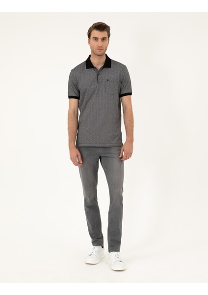 Erkek Siyah Regular Fit Tişört 50288681-VR046 fırsatları