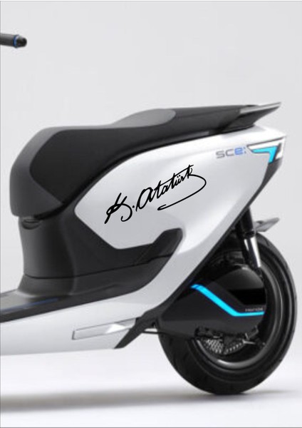 Atatürk Mustafa Kemal Atatürk Imza Araba Motosiklet Oto Karavan Sticker modelleri