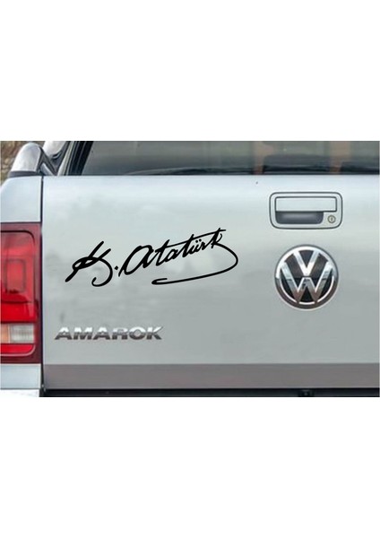 Atatürk Mustafa Kemal Atatürk Imza Araba Motosiklet Oto Karavan Sticker indirimleri