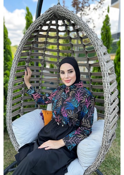 Paraşüt Tam Kapalı Tesettür Mayo R038 Beren modelleri