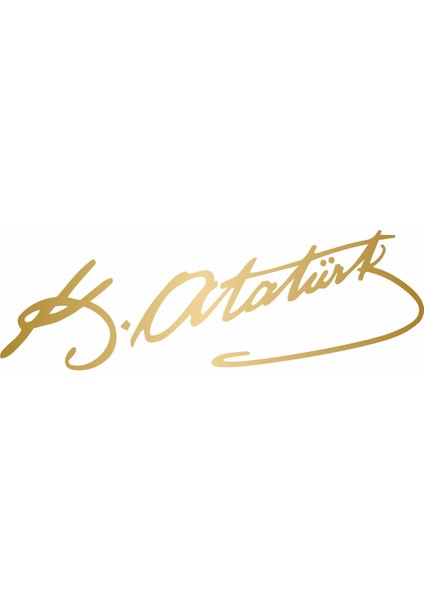 Atatürk Mustafa Kemal Atatürk Imza Araba Motosiklet Oto Karavan Sticker