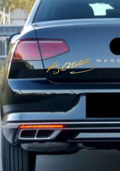 Atatürk Mustafa Kemal Atatürk Imza Araba Motosiklet Oto Karavan Sticker modelleri