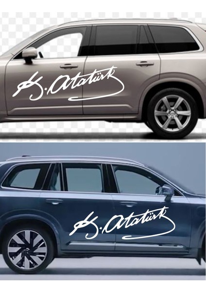 Atatürk Mustafa Kemal Atatürk Imza Araba Motosiklet Oto Karavan Sticker fırsatları