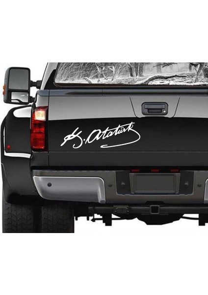 Atatürk Mustafa Kemal Atatürk Imza Araba Motosiklet Oto Karavan Sticker indirimleri