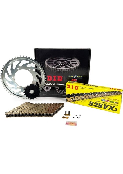 D.ı.d Yamaha Mt-07 Tracer Zincir Dişli Seti X-Ringli Gold 16-45T/116L