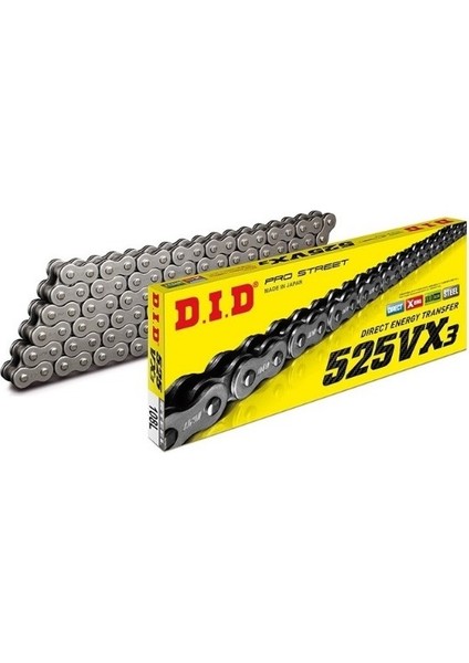 D.ı.d 525 Vx3 X-Ringli Zincir Çelik 116 Bakla