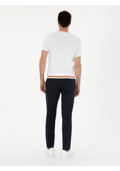 Erkek Lacivert Slim Fit Pantolon 50284951-VR033