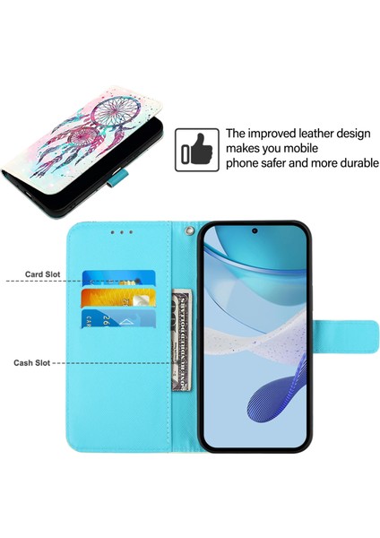 Hongshou-Realme 12 5g Global Için 3D Boyama Pu Telefon Kılıfı (Yurt Dışından)