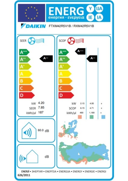Shira Plus A++ 14000 BTU Inverter Duvar Tipi Klima