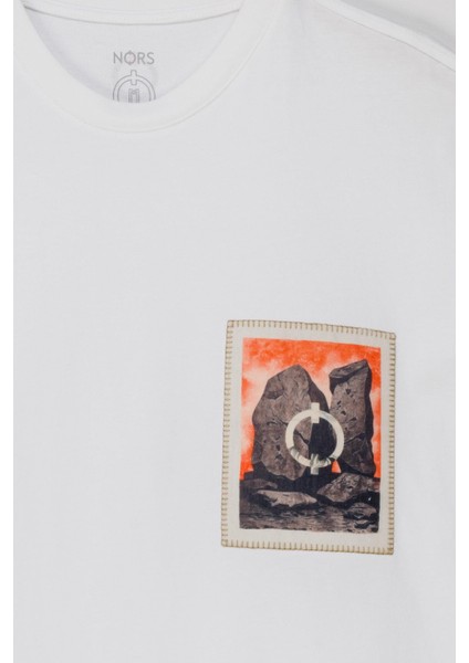 Mith Of Stones Oversize Tshirt - Beyaz