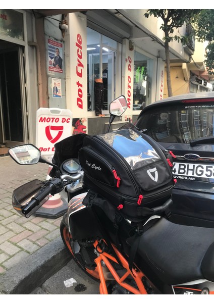 Dot Cycle Motosiklet Depo Üstü ve Sırt Çantası / Kask Çantası