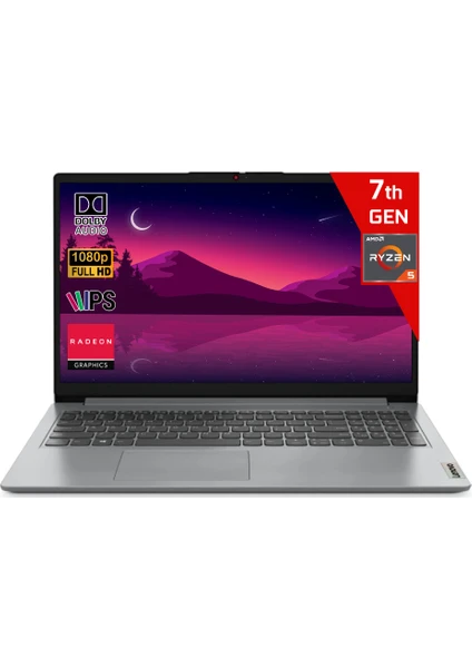 IdeaPad 1 15AMN7 82VG00M9TX AMD Ryzen 5-7520U 8GB LPDDR5 1TB SSD 15.6 inç Full HD FreeDos Laptop