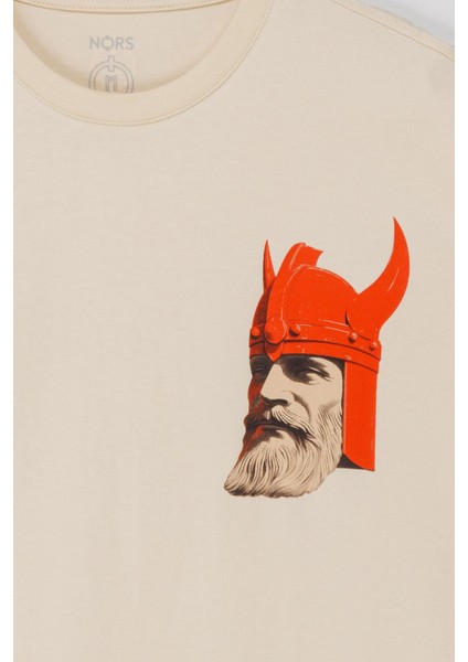 Viking Warrior Oversize Tshirt - Kemik modelleri