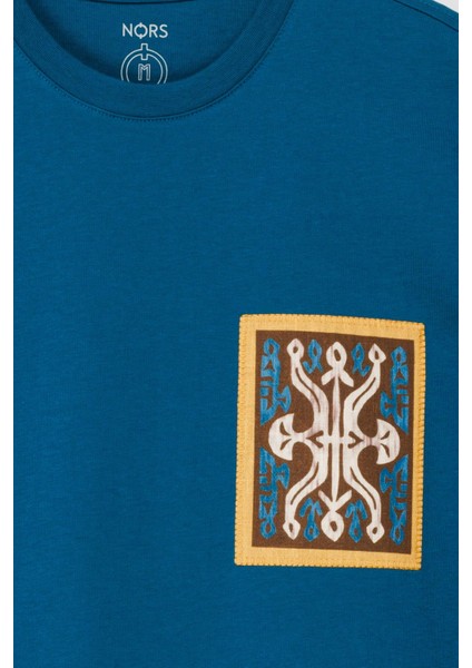 Ancient Tribes Oversize Tshirt - Petrol